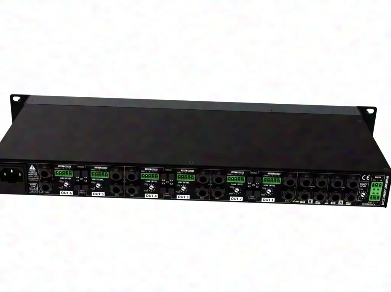 INTUSONIC DLA26 Zone Distributor 2-IN-6