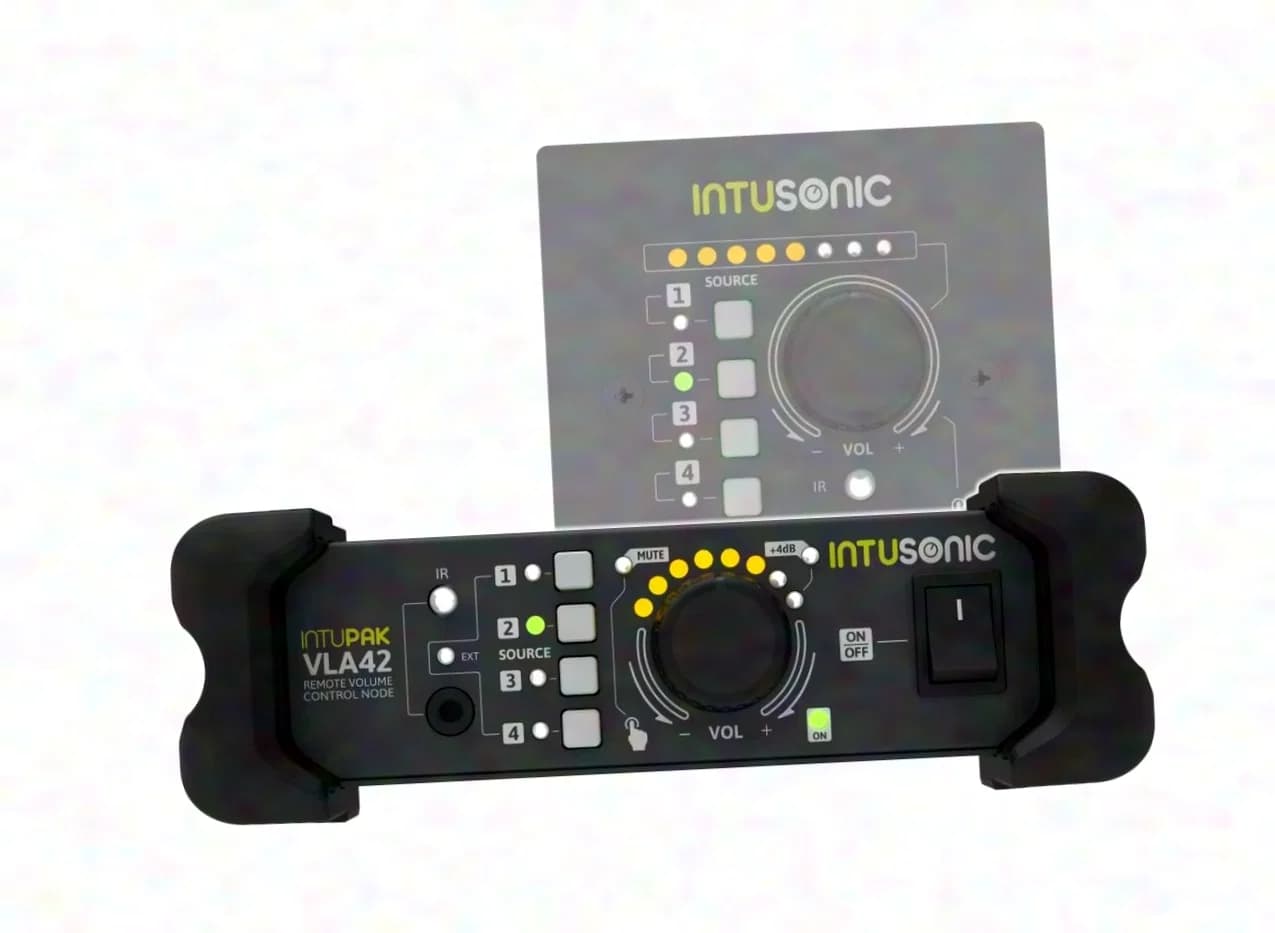 INTUSONIC VLA42 volume controller 4-IN-1 remote-controllable