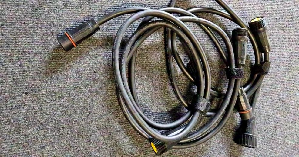 IP65 Expolite / Varytec, Power and DMX Cables, as well as Accessories