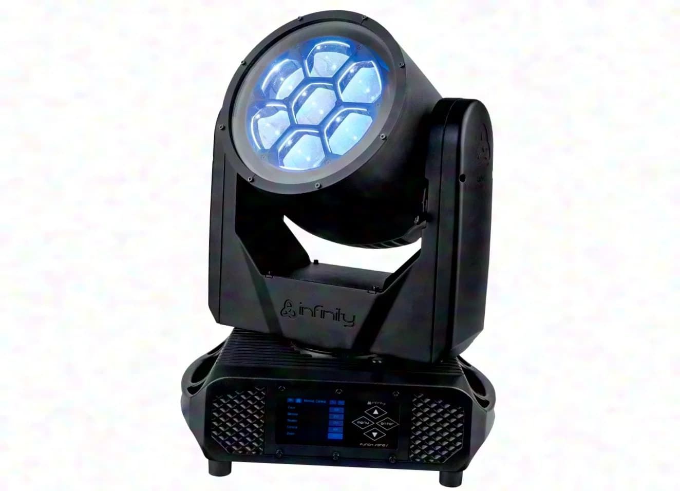 Infinity Furion W402 WashBeam Moving Head 4-piece SET, incl. Case, SPECIAL ITEM, DEMO UNIT