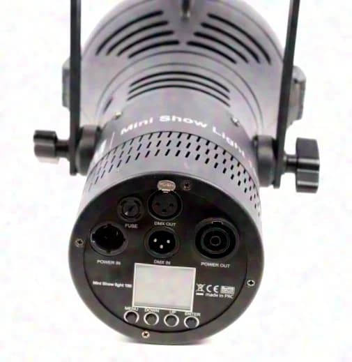 Iridium Showlight 190 CW LED Trade Fair Spotlight Theatre Spotlight Fixture with Barn Doors Dimmable