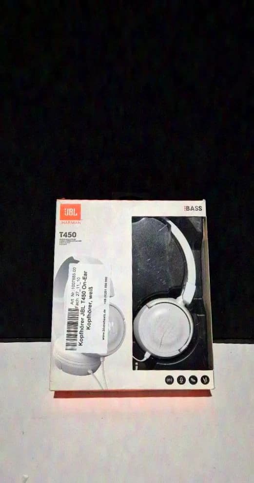 JBL T450 white headphones / lot of 13 units