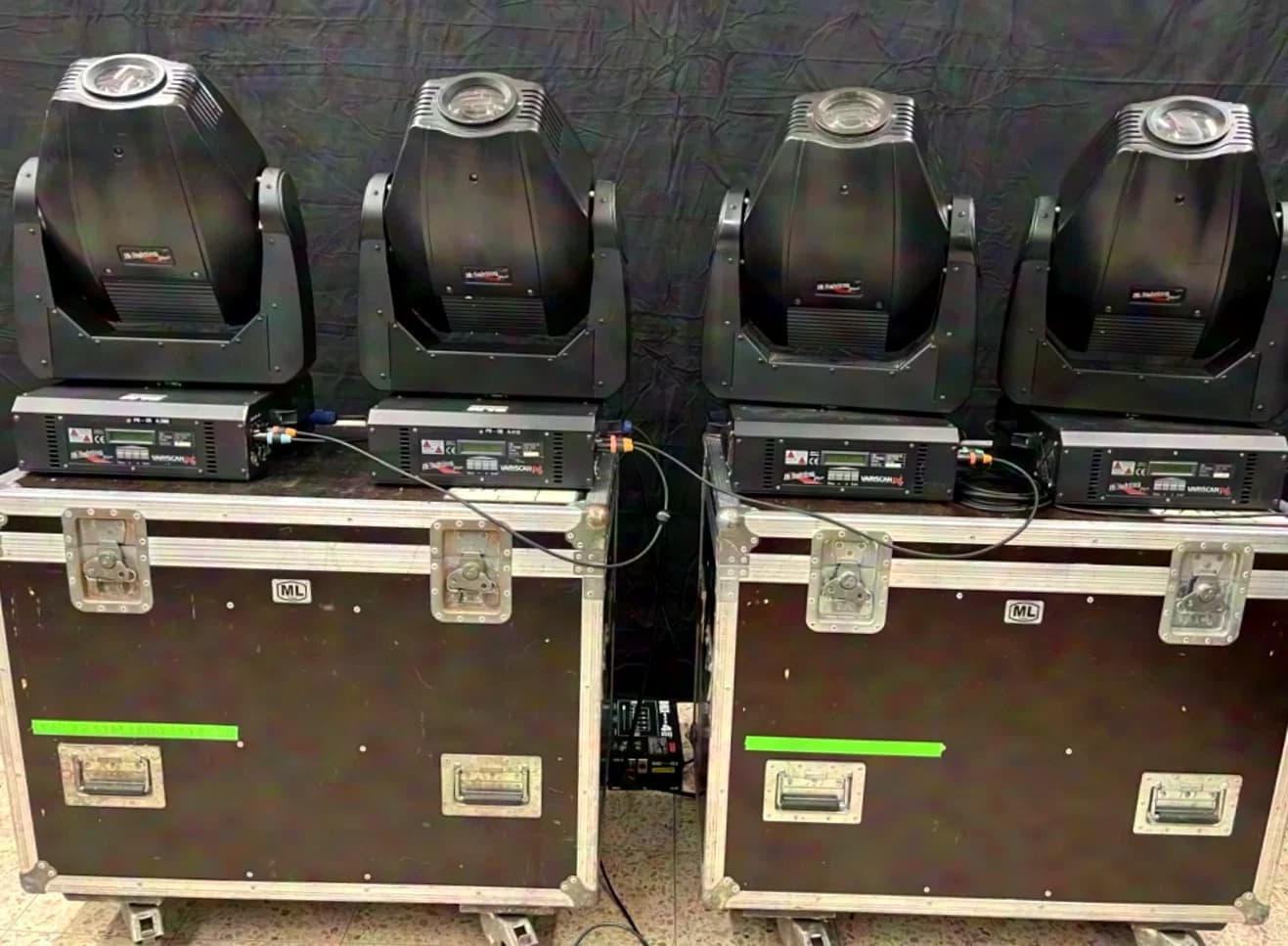 JB Lighting Varyscan P6 4-piece set