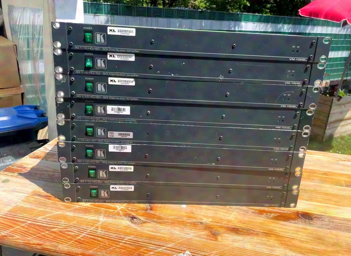 KRAMER VM-10HDxl 3G 1:10 HD/SD – SDI Distribution Amplifier, 8 units