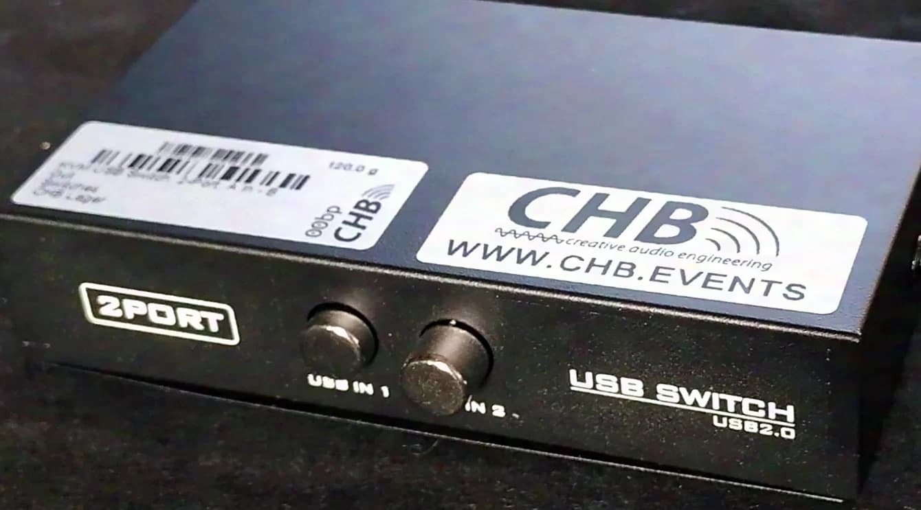 KVM USB Switch, 2-Port, A In - B Out