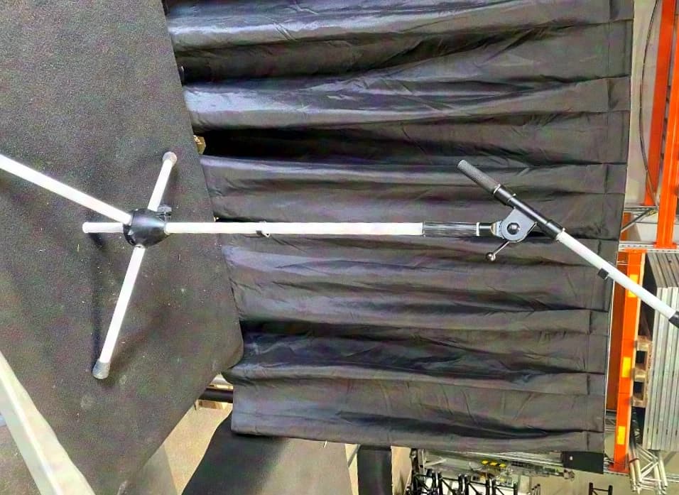 K&M white microphone stands