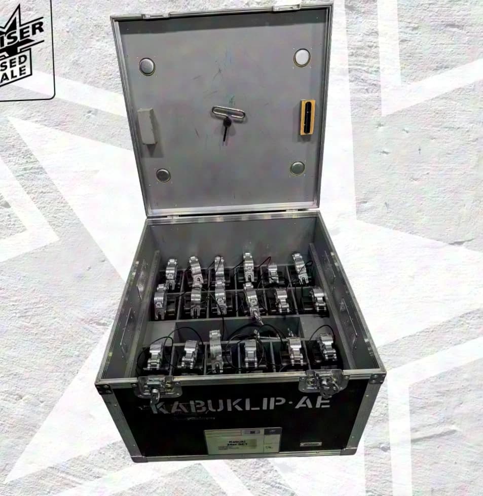 Kabuklip Kabuki curtain drop system, 25-piece SET