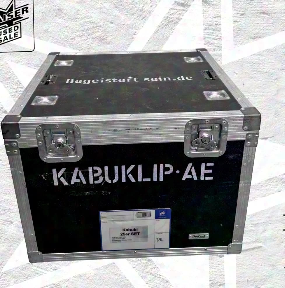 Kabuklip Kabuki curtain drop system, 25-piece SET