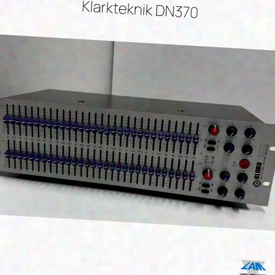 Klark Teknik DN370 Dual 31-Band Graphic Equalizer - Professional PA / Studio