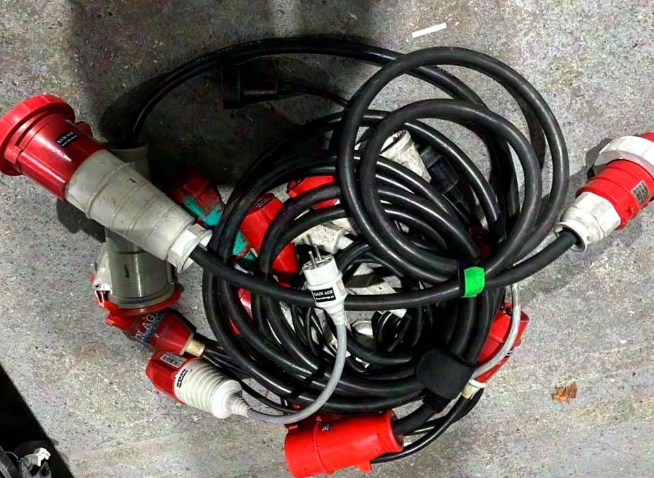 Lot of CEE Adapters 63A - 32A - 16A - Schuko