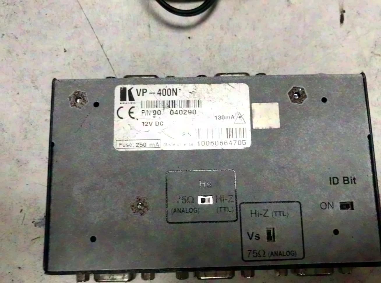Kramer VP-400N VGA/XGA Distribution Splitter 1 to 4 1:4