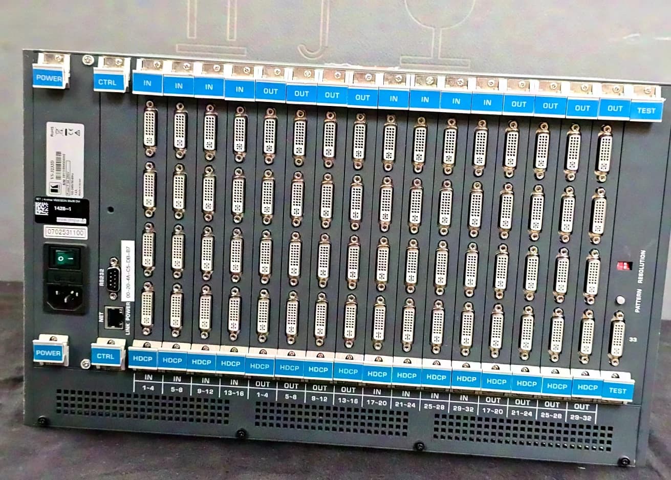 Kramer VS 3232D - 32X32 DVI Matrix Switcher