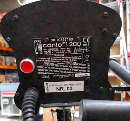 LDR Canto 1200msd/msr MK2 Followspot