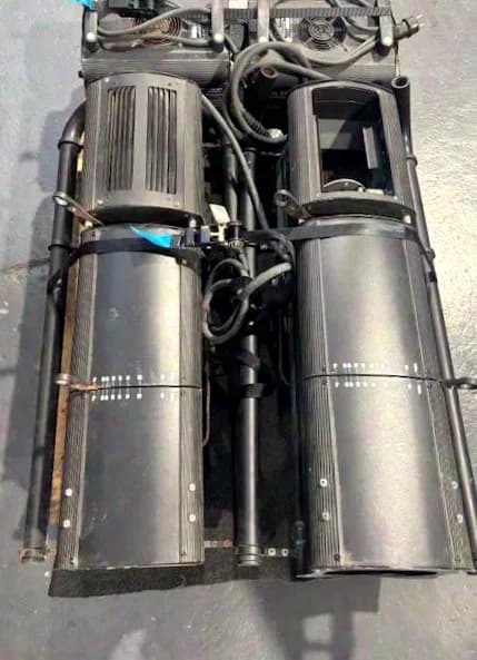 LDR Canto 2000 MSR followspots, 2-piece set, defective
