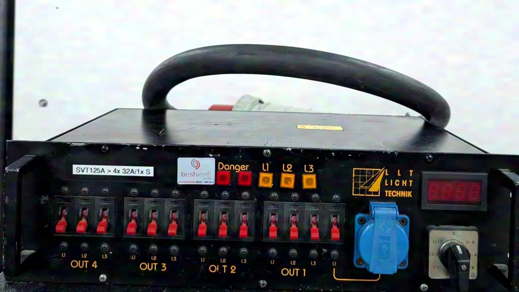 LLT Power Distribution 19" 125A 4x 32A