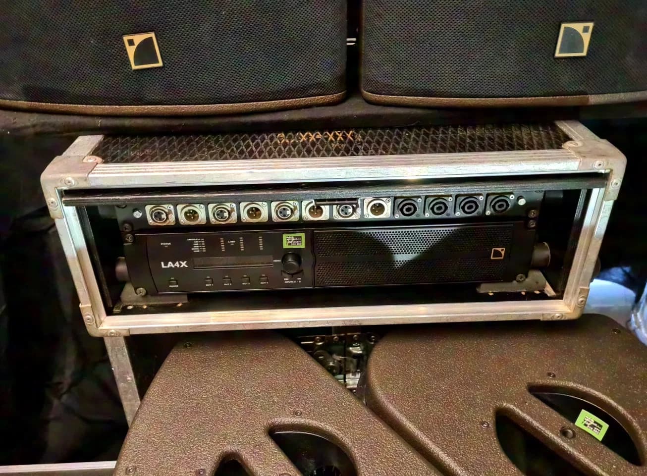 L-Acoustics X12 and LA4x