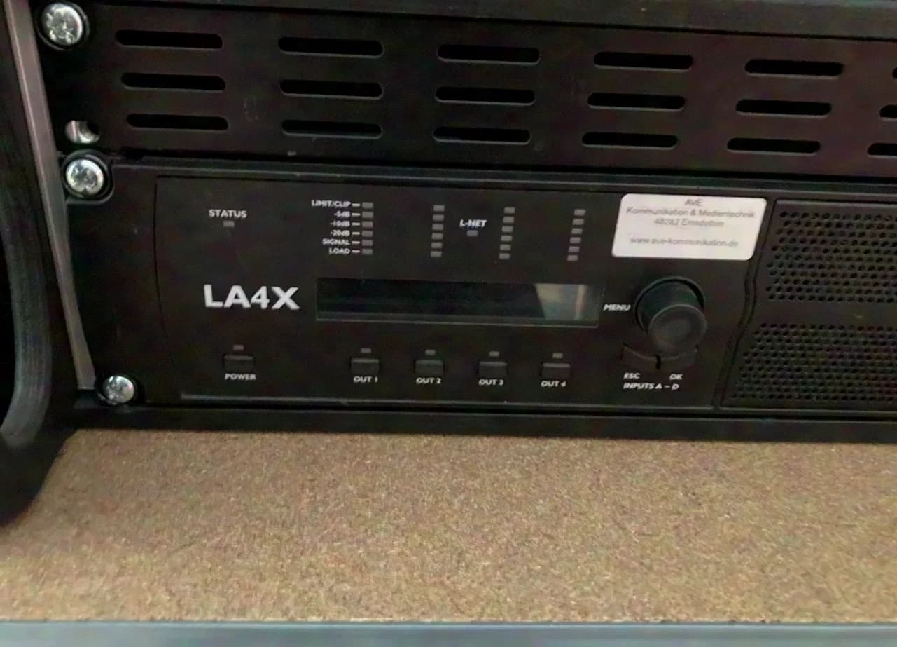 L´acoustic LA4X Systemamp