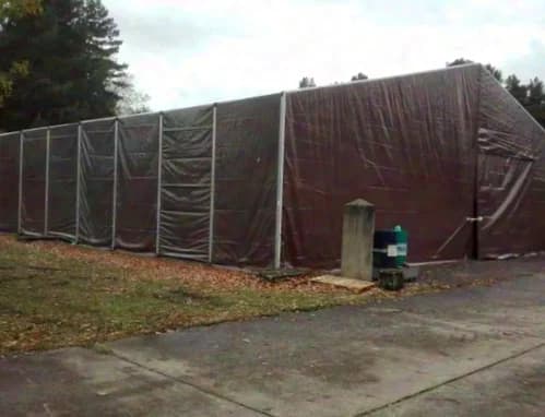 Lightweight hall – used 20x25m, length possible up to 50m