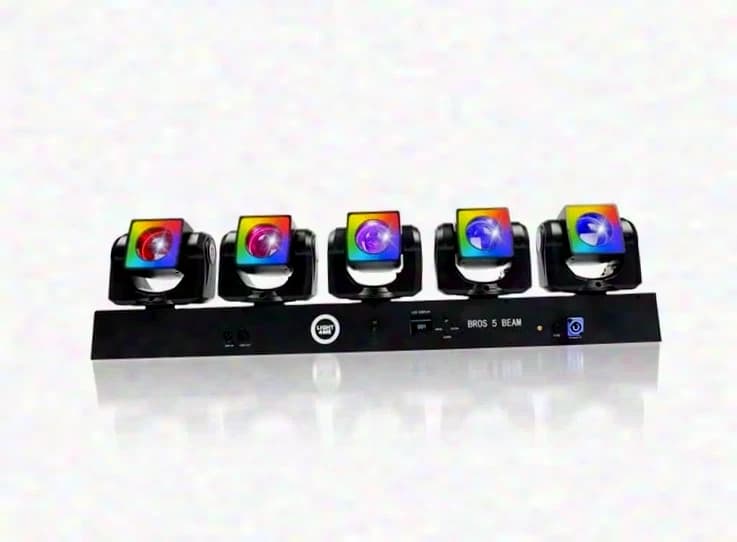 Light4Me BROS 5 BEAM Effect LED 5 Moving Heads Set of 4