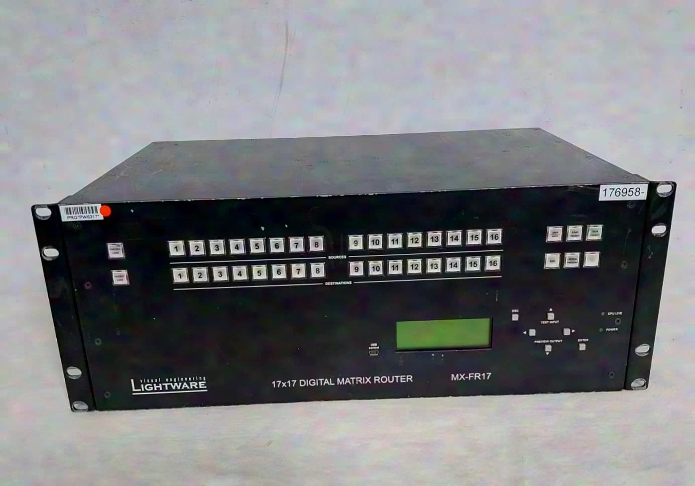 Lightware 17x17 Digital Matrix Router MX-FR17