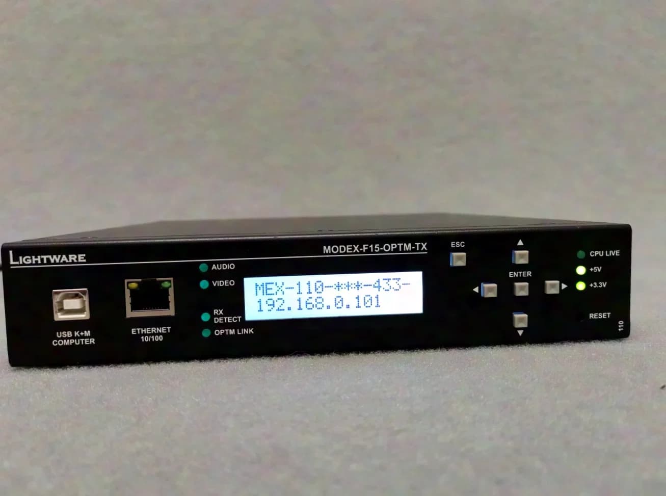 Lightware Modex F15 OPTM TX + DVI OPT RX220 PRO