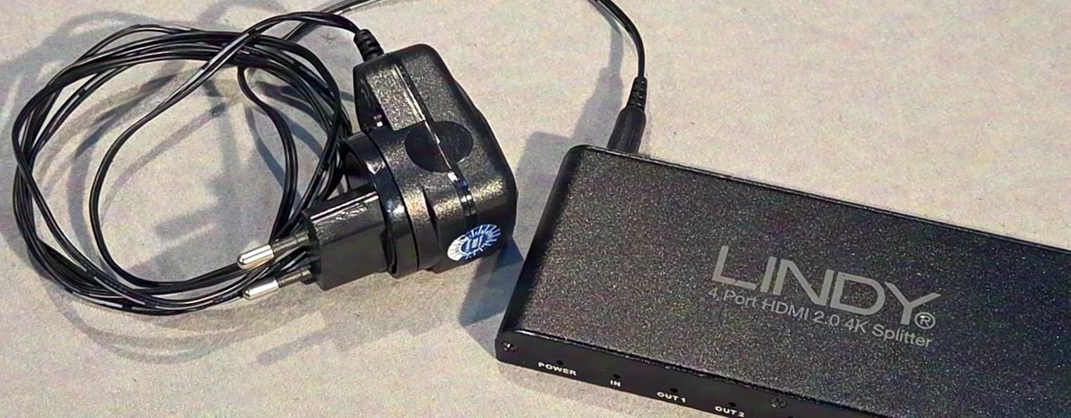 Lindy 4 port HDMI 2.0 4K Splitter