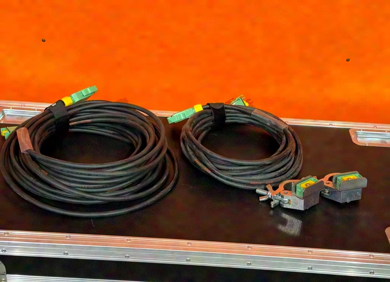 MAJOR / HARTING / TITANEX GND PE Direct connection cable set - 1x 10m 1x20m 2x Clamp