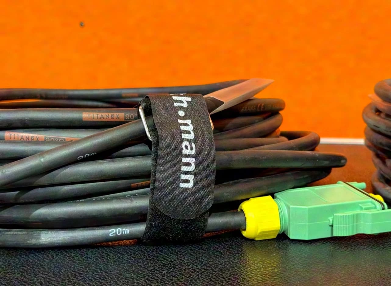 MAJOR / HARTING / TITANEX GND PE Direct connection cable set - 1x 10m 1x20m 2x Clamp