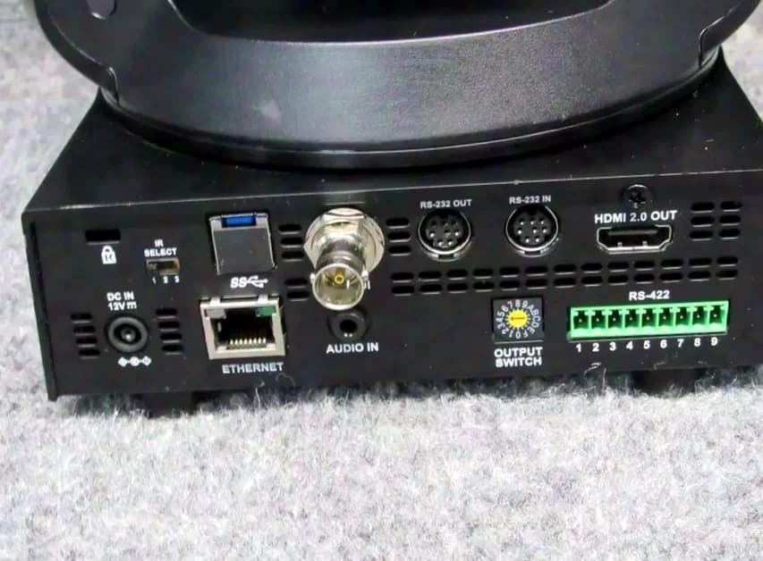 MARSHALL CV730 4K UHD60 12GSDI HDMI Pan Tilt Zoom STREAMING HDTV IP PTZ Camera