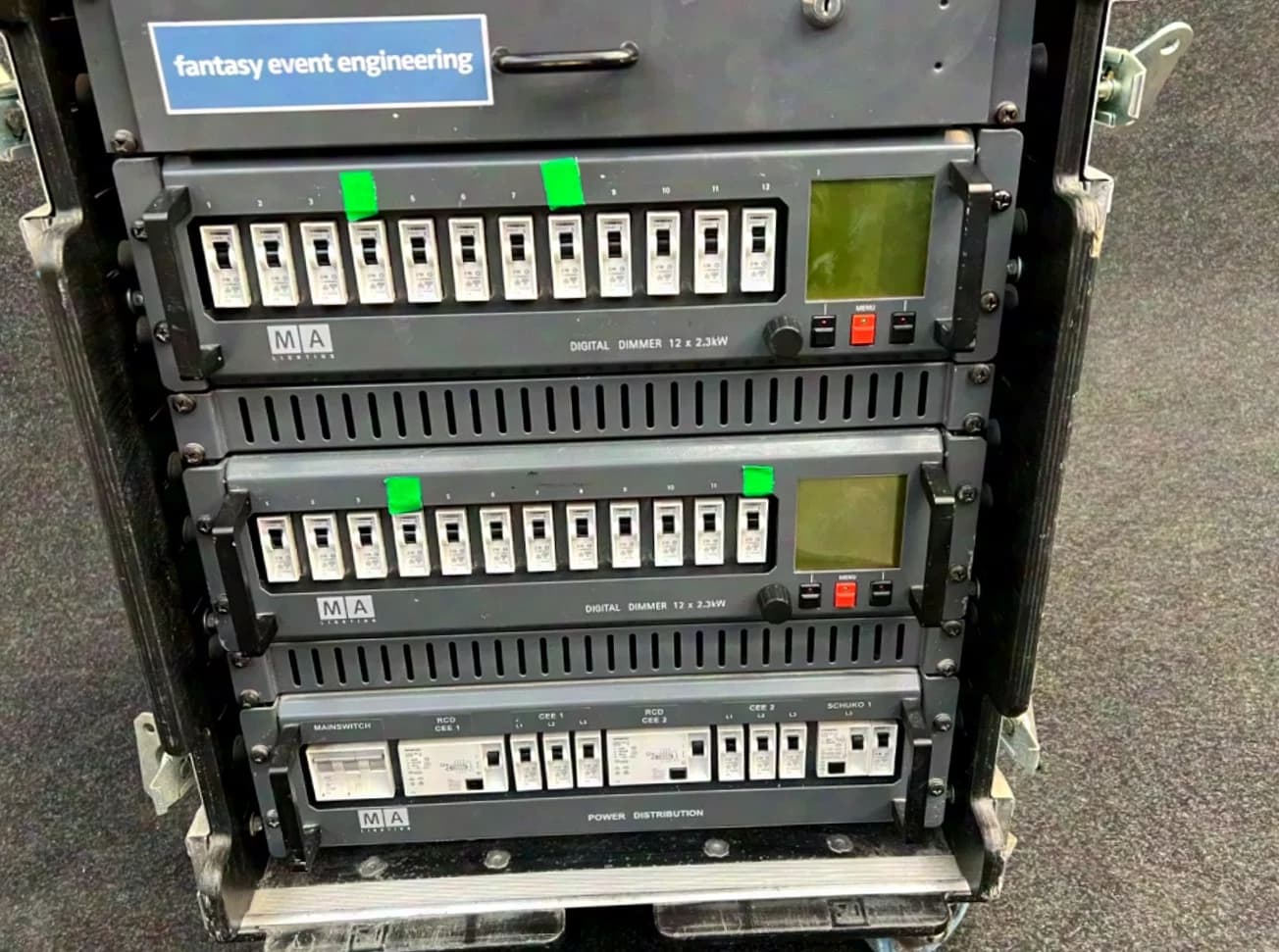 MA Lighting Dimmer Rack - 24 Channels / Hot Patch / Power Distribution