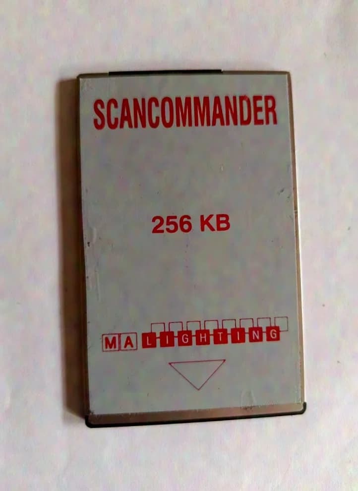 MA Lighting Memory Card 256 kb Memory Card for Scancommander or Lightcommander