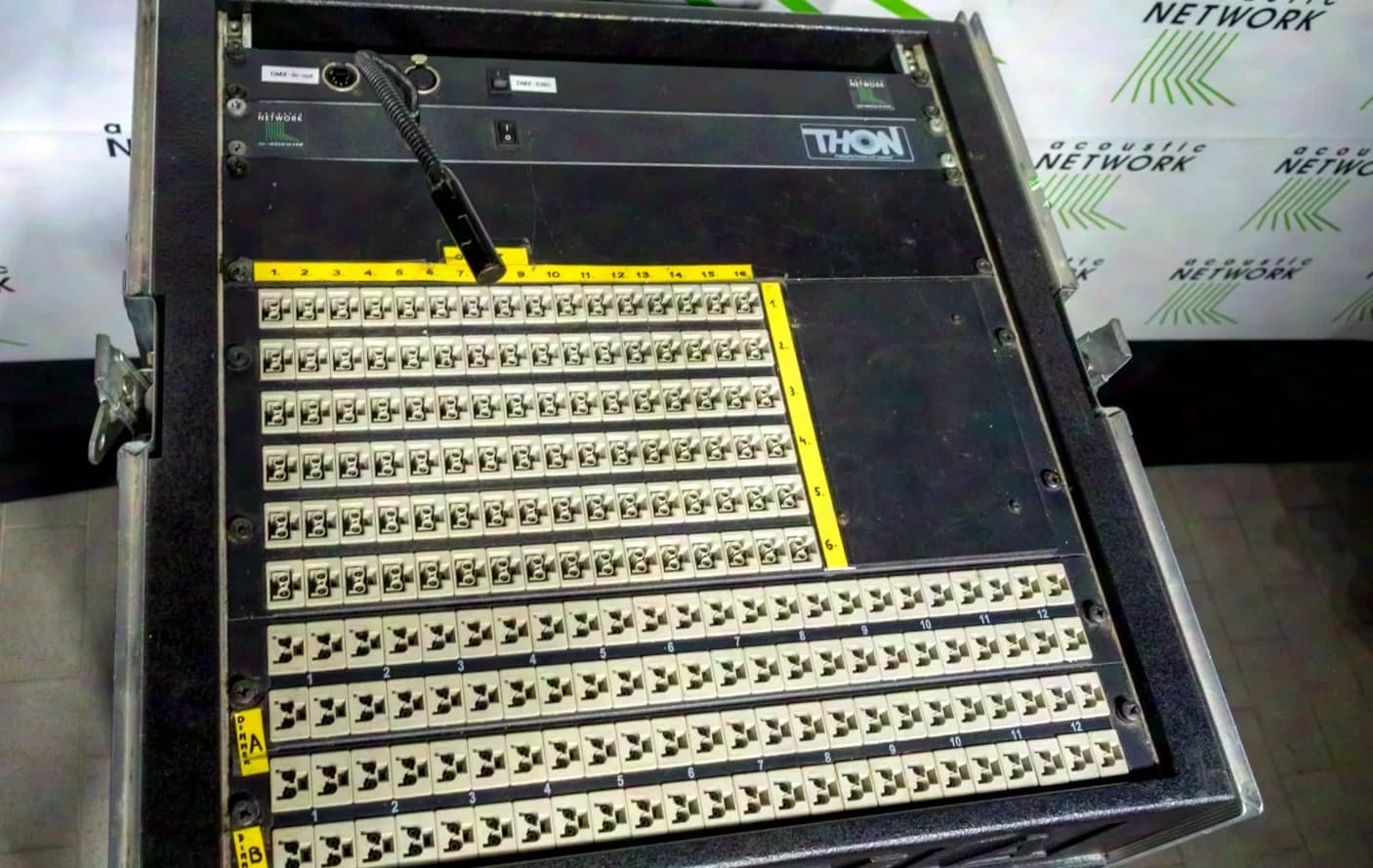 MA lighting| Dimmer Rack with 2x 12x3.7kw Digital Dimmer, Distribution and Hotpatch Cables Used - good condition