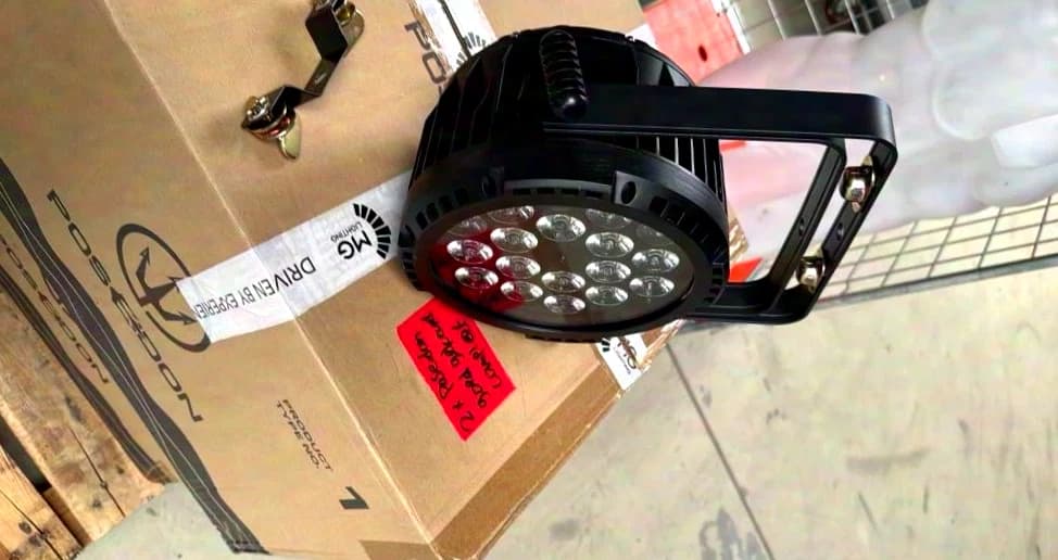 MG Lighting Poseidon 1 LED outdoor RGBWA-UV par