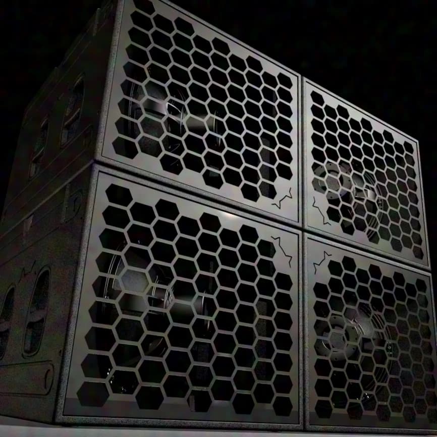 MM Acoustics M4.18 Quadstack Bundle (4 Subs)