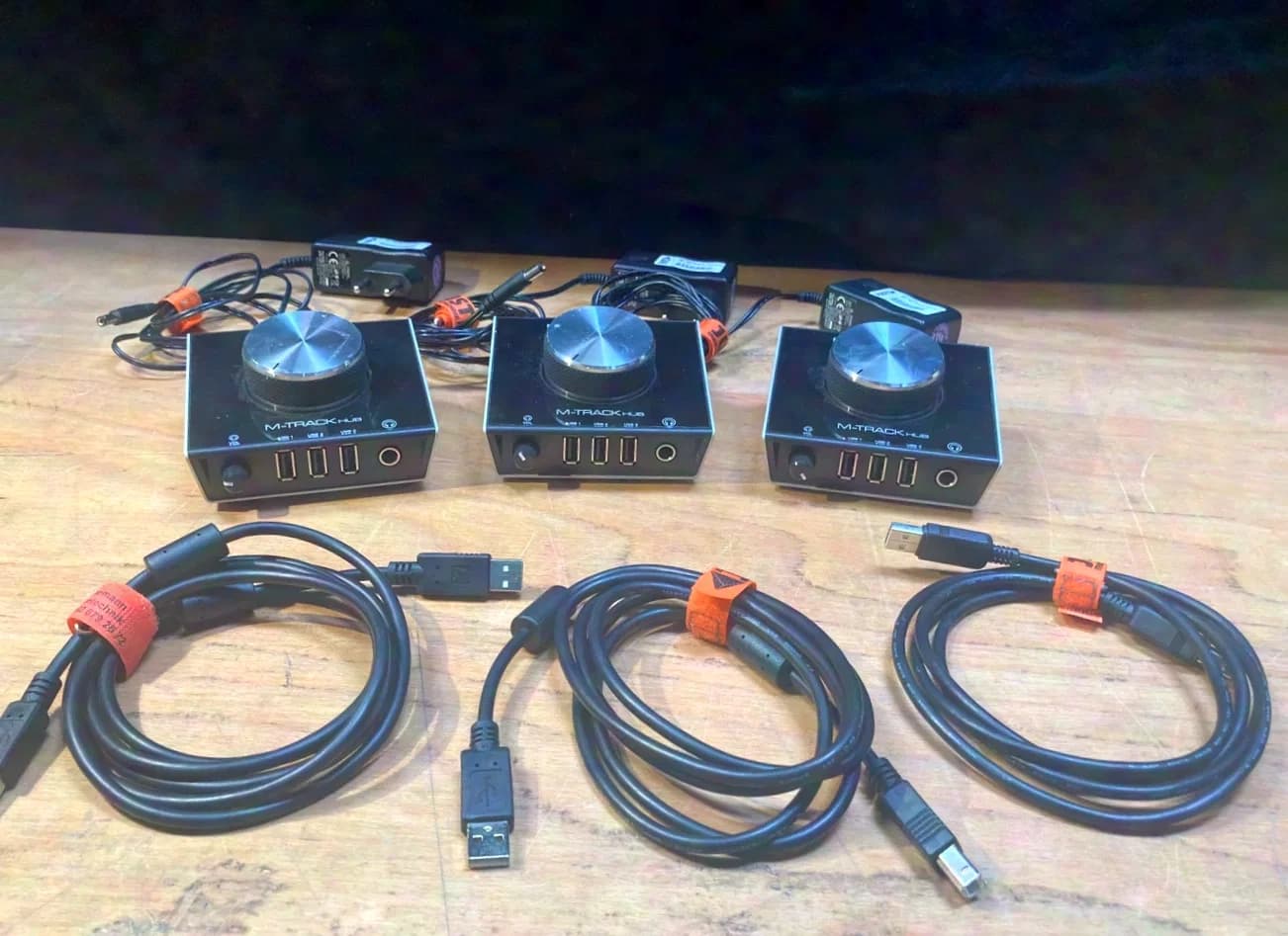 M-Audio M-Track HUB USB Audio Interface Sound Card