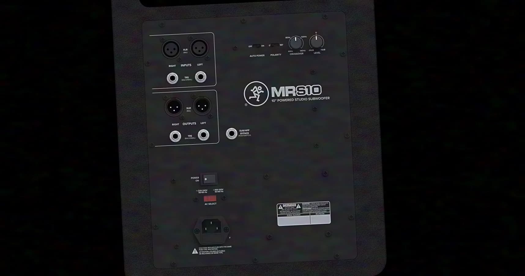 Mackie MRS10 10" Studio Subwoofer