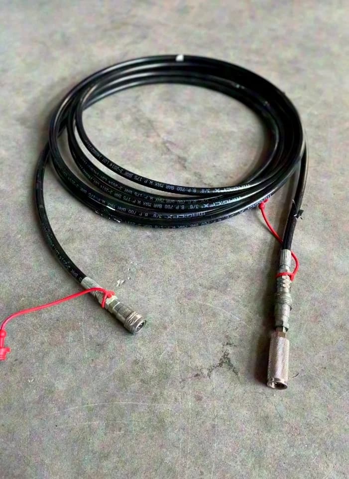 Magic FX CO2 high-pressure hose 10.5m + Bottle to hose connector