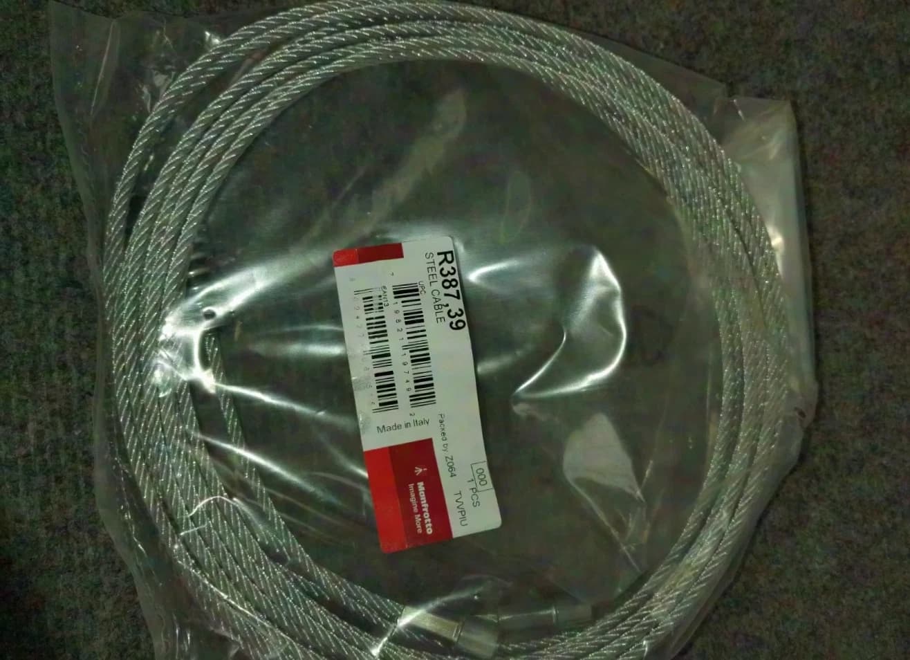 Manfrotto Steel cable R387. 39 manR387. 39 Steel cable R387. 39. ManR387. 39