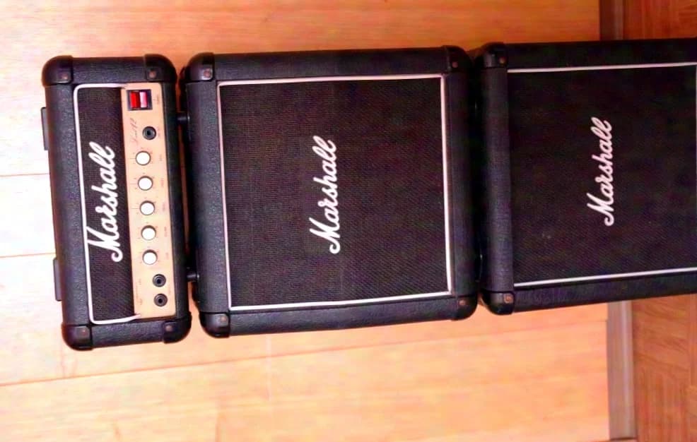 Marshall Lead 12 with 2 Marshall LS speaker cabinets
