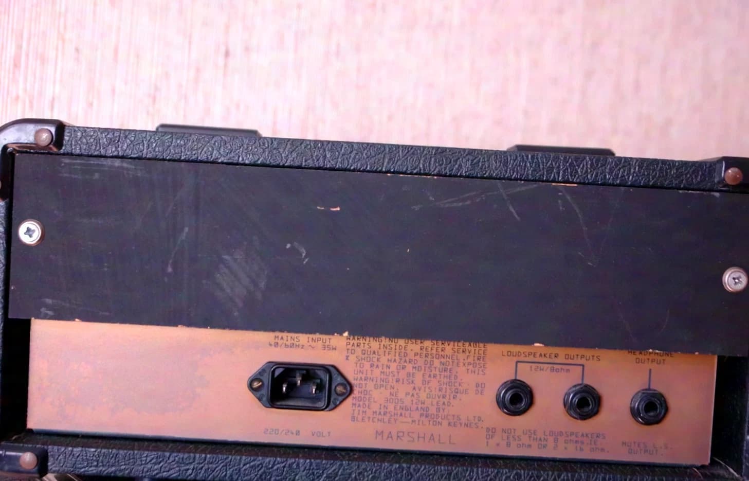 Marshall Lead 12 with 2 Marshall LS speaker cabinets