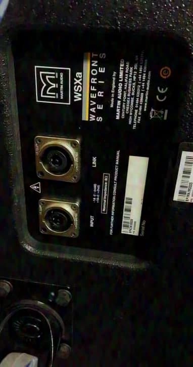 Martin Audio WSX folded horn subwoofer for W8 series