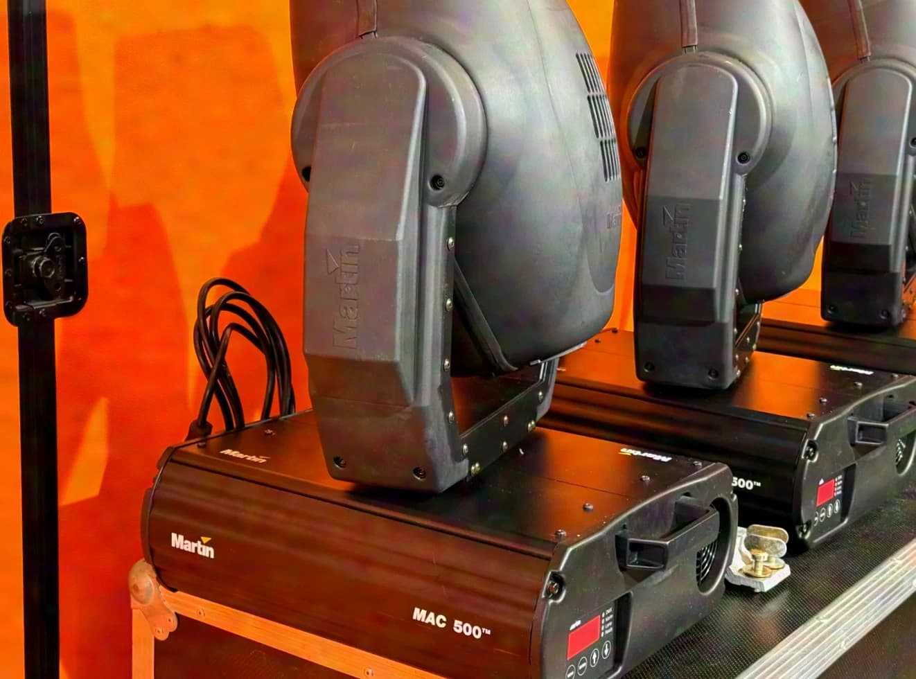 Martin MAC 500 Moving-Head Spot, Set of 3 incl. Case