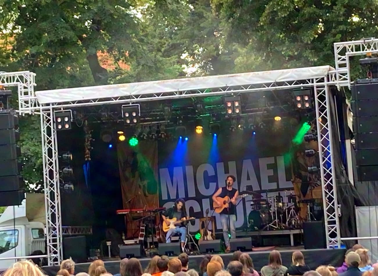 Mobile stage Schwandt Fahrzeugbau, equipment Max Music Stageliner 4+