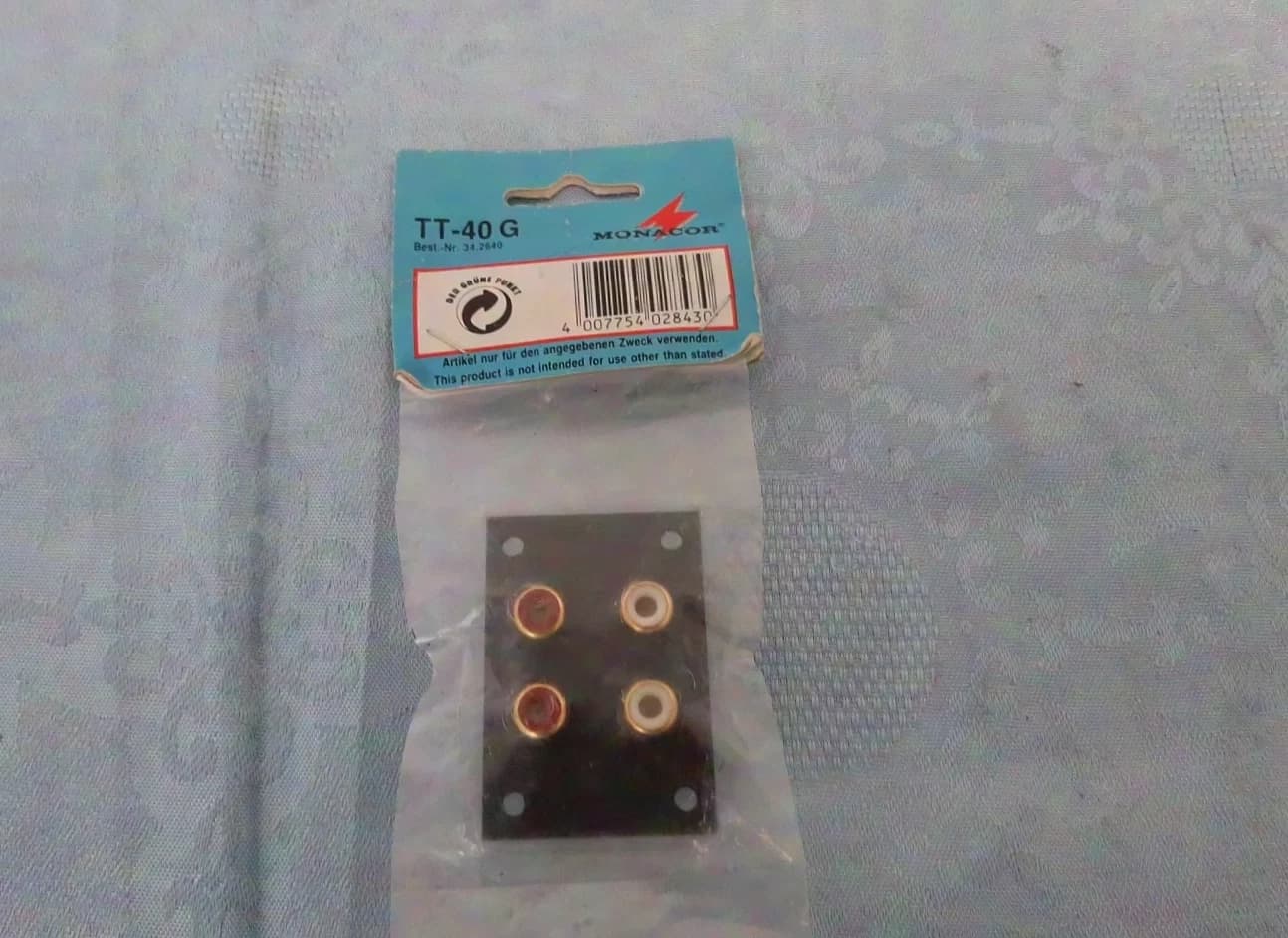 Monaor Cinch panel-mount terminal TT-40 G gold