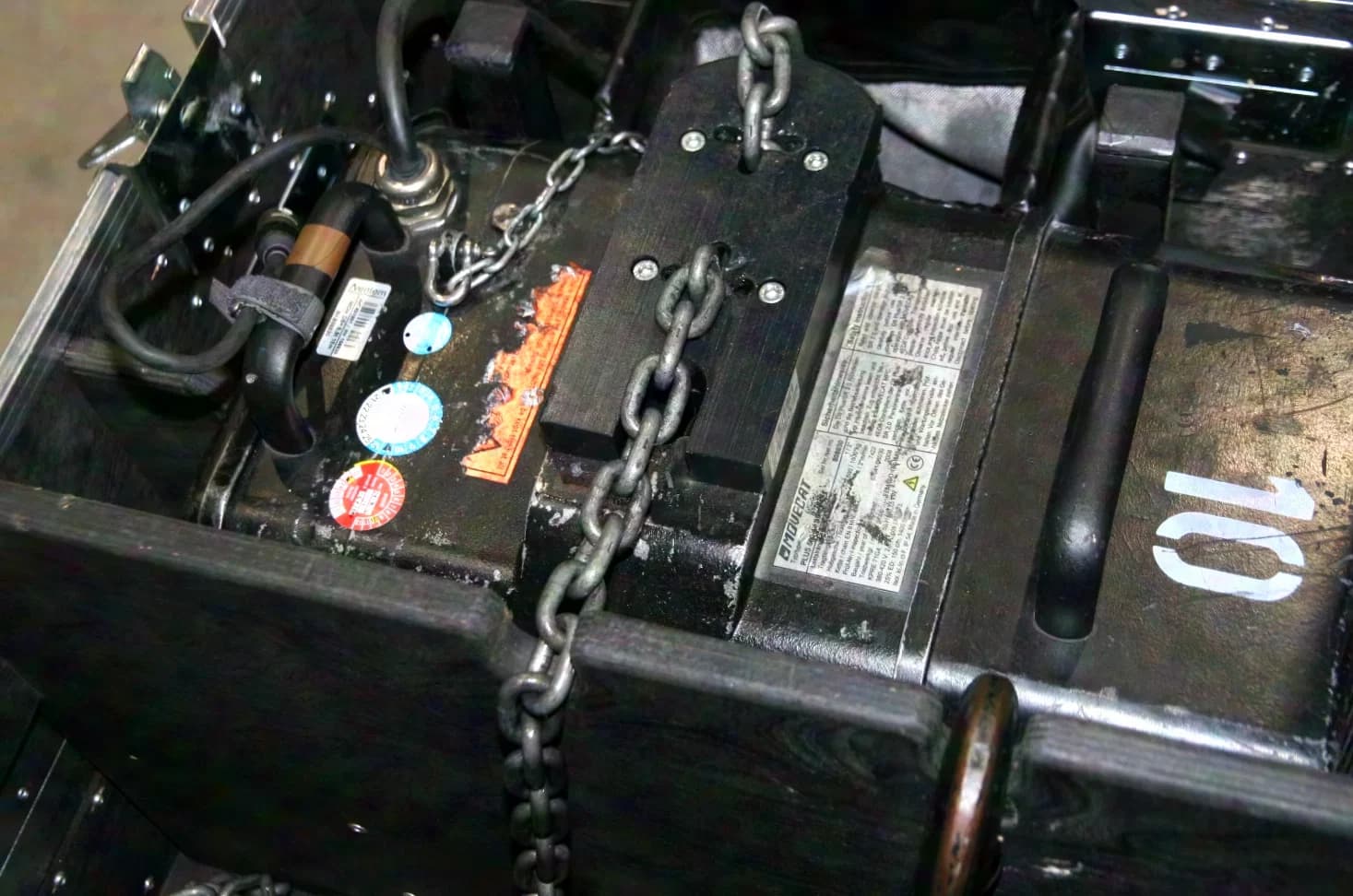 Movecat 1000-4-HH-18 chain hoist, 18m lift, 1.000kg D8+, 4m/min, with incremental encoder, manufactured in 2008