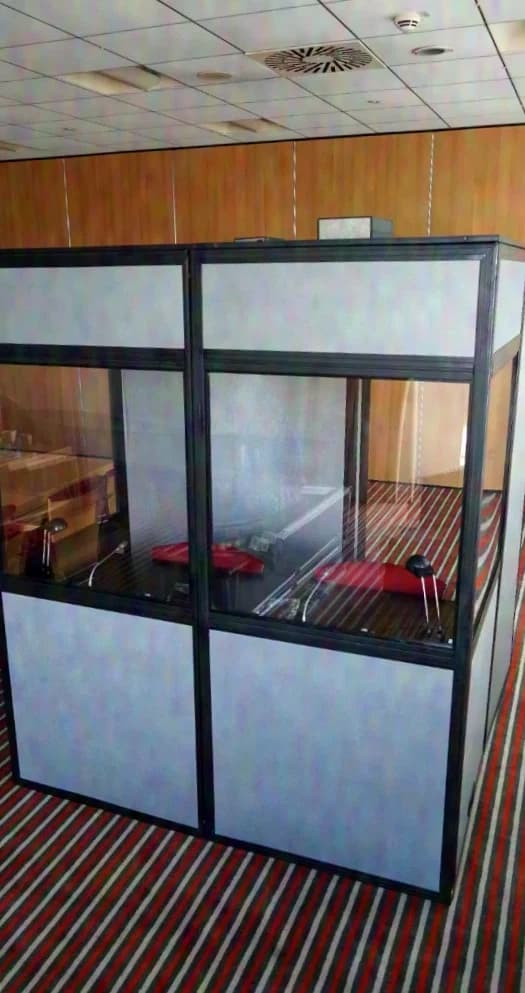 Multi-Caisses Interpreter / Speaker Booth "Protocole with Case"