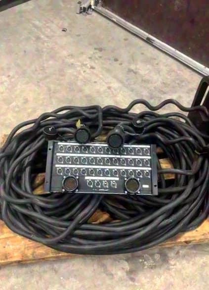 40-Channel Multicore System 80m including Stagebox Multicore System