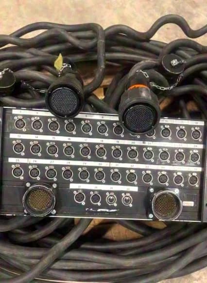 40-Channel Multicore System 80m including Stagebox Multicore System