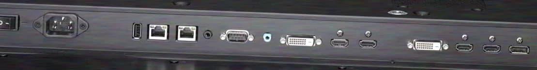 NEC MultiSync X841UHD 84 with external Touchpanel