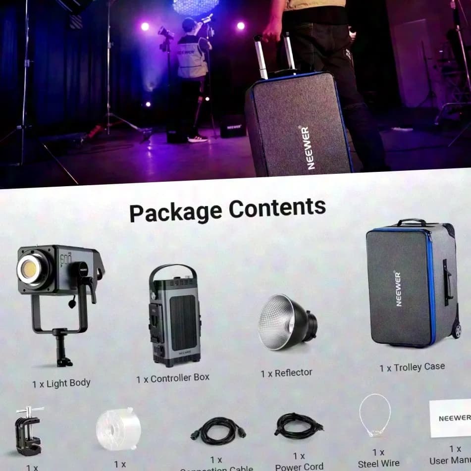 NEEWER AS600C 600W RGB COB Studio Video Light *NEW*